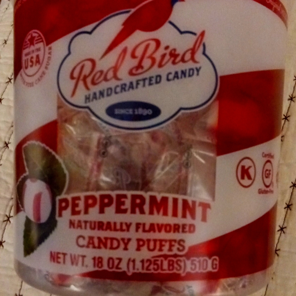 Red Bird Handcrafted Melt Away Mints Peppermint 18oz Tub Made in USA Gluten Free